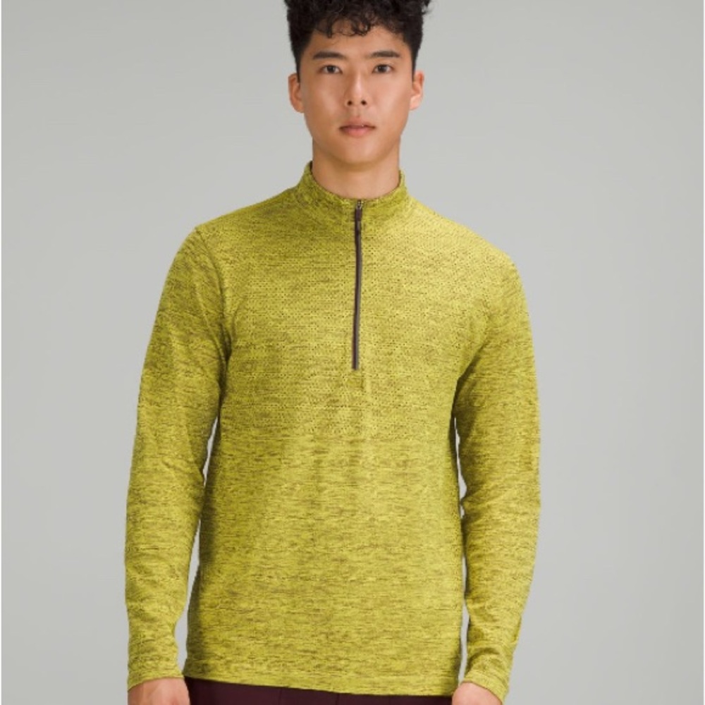 Lululemon athletica metal vent tech mid weight Men's Half-Zip Pullover